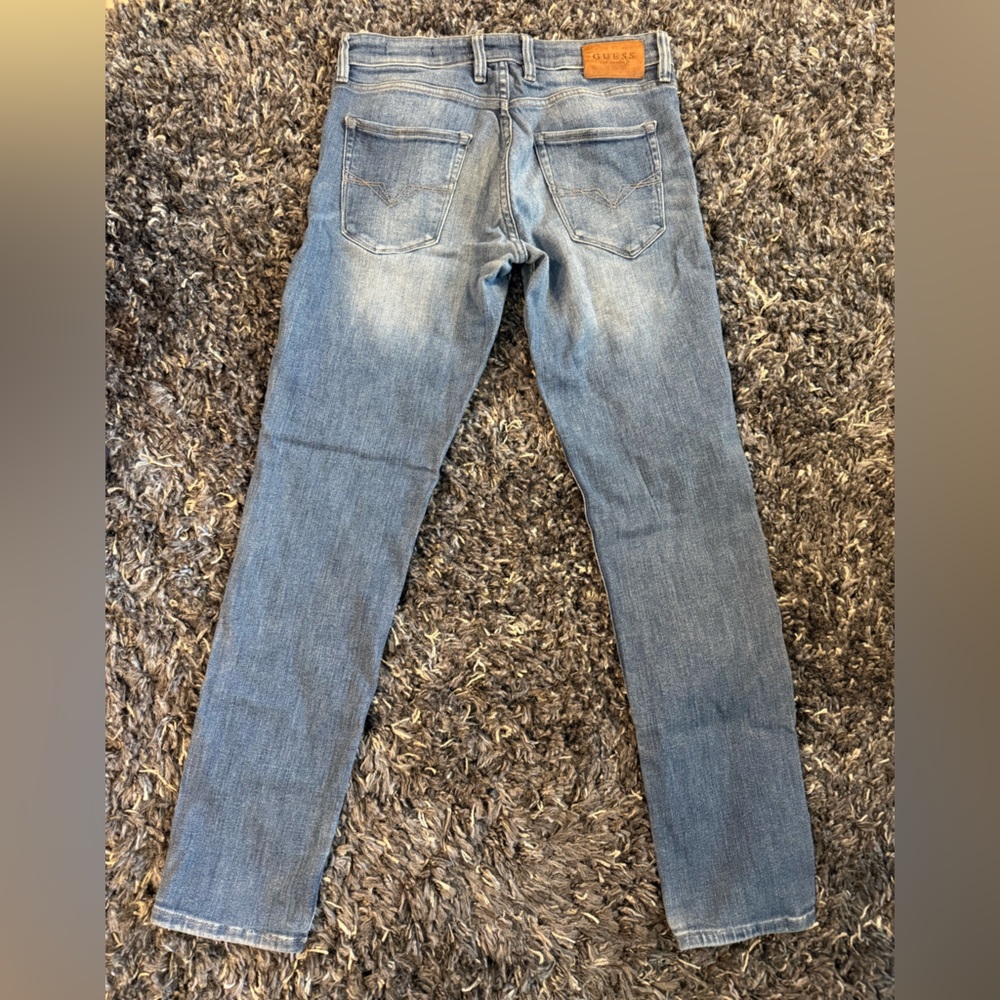 GUESS Slim Tapered Blue Jeans Men 30